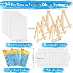 Shynek 30 paint brushes set with varied sizes for detailed art.