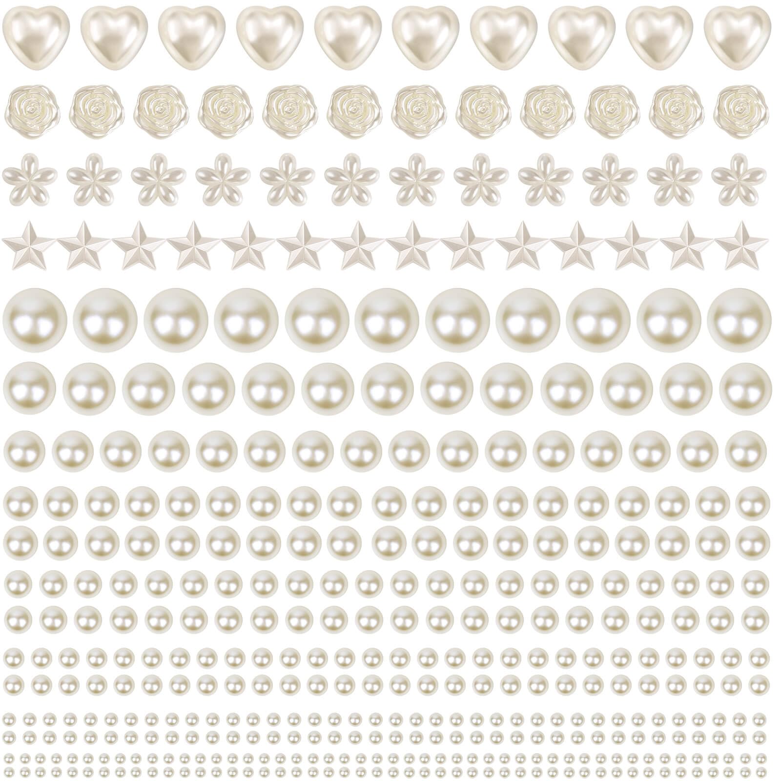 Shynek 4326pcs self-adhesive pearl stickers add instant sparkle to crafts