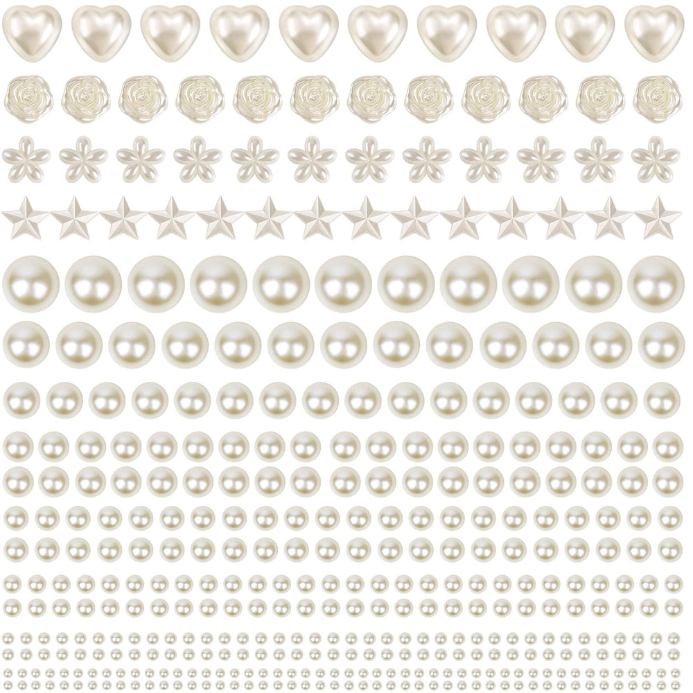 Shynek 4326pcs self-adhesive pearl stickers add instant sparkle to crafts