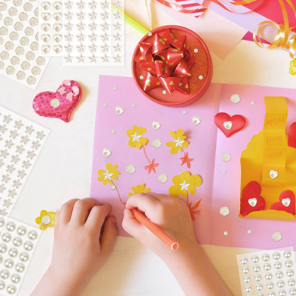 Shynek self-adhesive pearls back adhesive saves time during projects