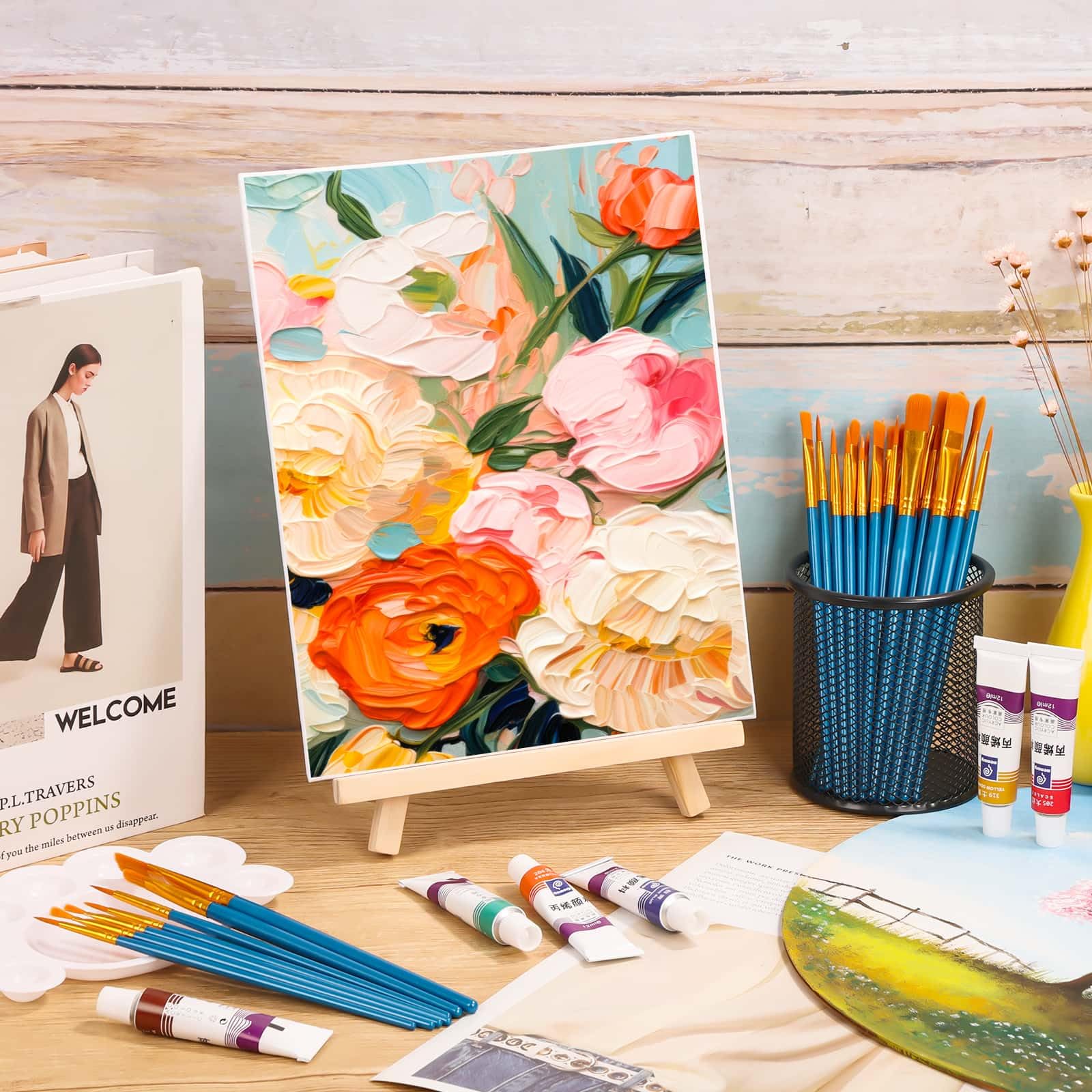 Shynek party-friendly art kit suitable for kids and adults.