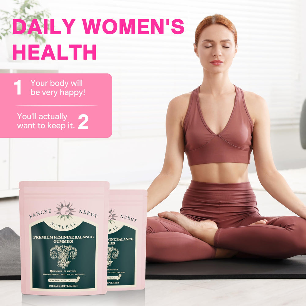 Shytrouy Vaginal Probiotics Gummies serving suggestion illustrates easy daily use.