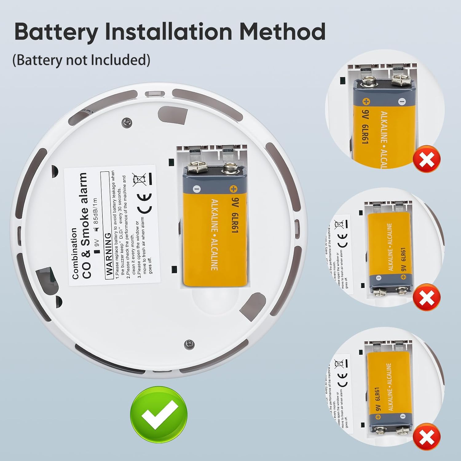 SHYEEH CDR-803 2-in-1 detection for smoke and CO in homes