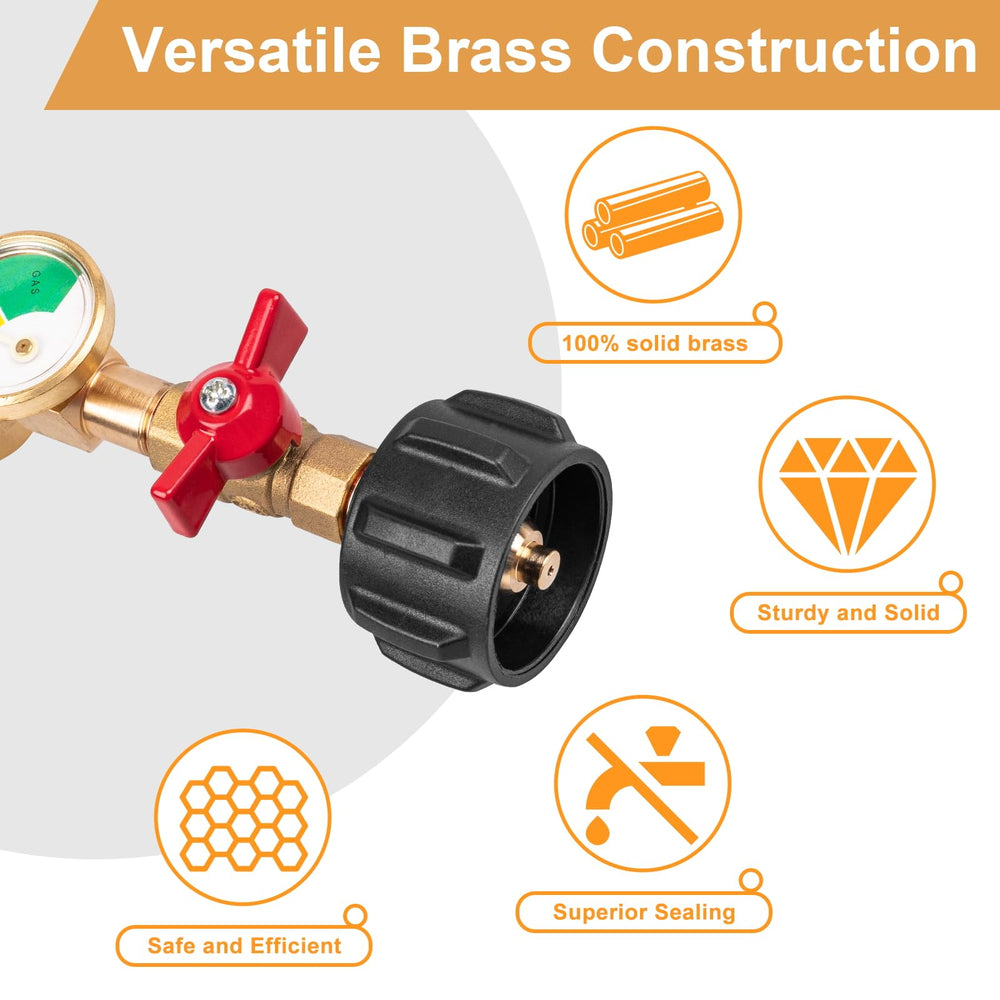 Siasky universal compatibility allows refilling 1 lb bottles without tools.