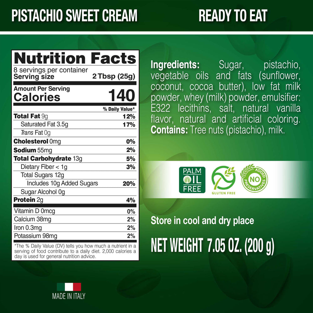 SICANIA pistachio cream on toast enhances breakfast with creamy Italian flavor.
