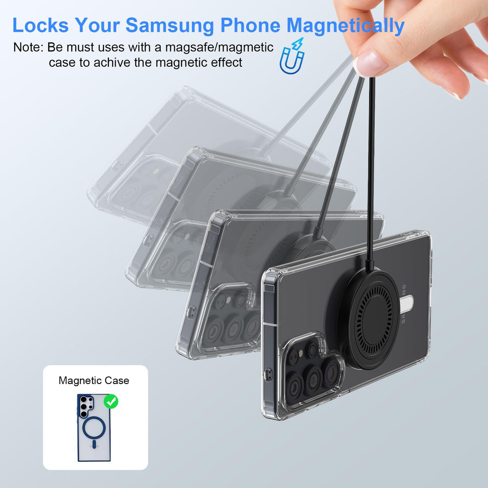 Sicodo 4ft included cable with USB-C and USB-A ports for flexibility.