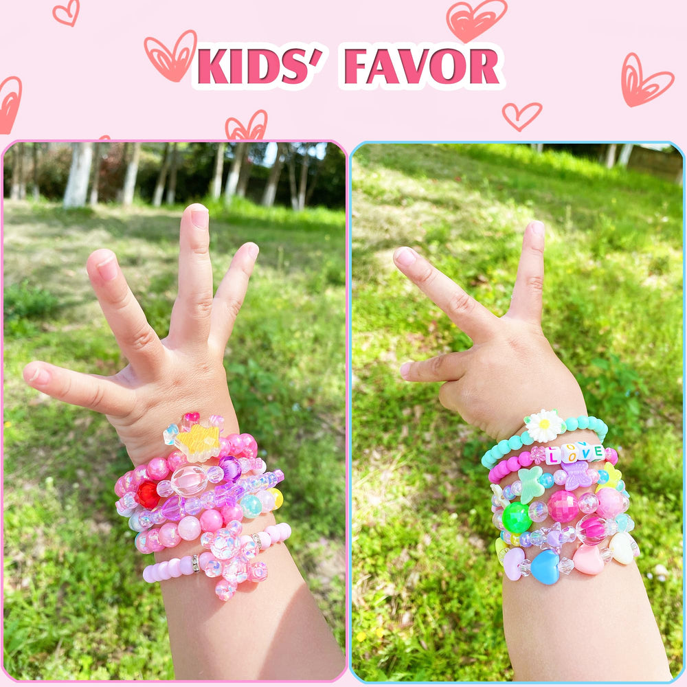 SIELEVIN butterfly-design bracelet for girls, colorful, great for pretend play
