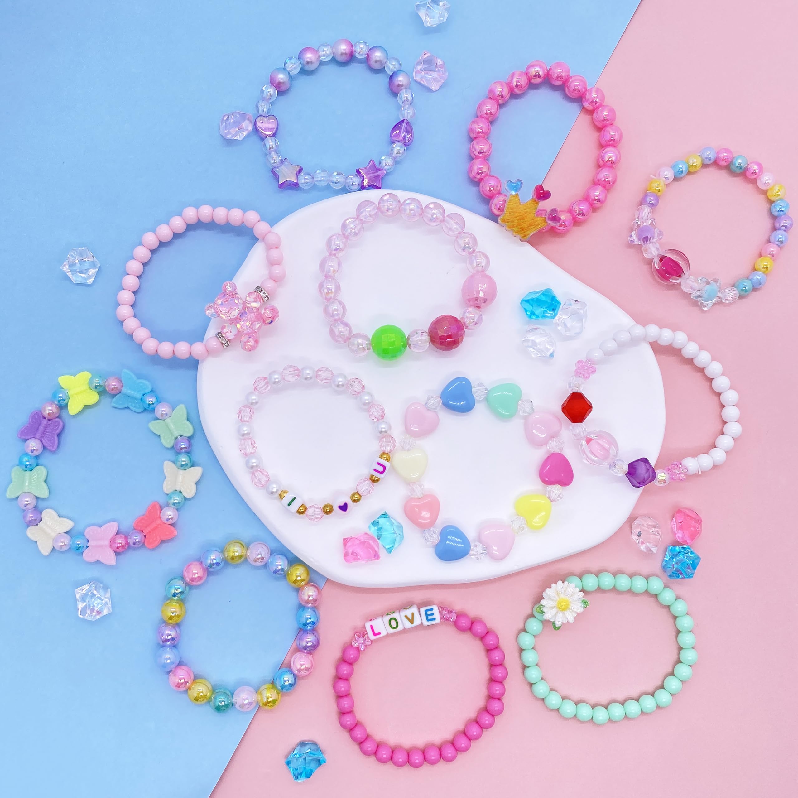 SIELEVIN multicolored-pattern bracelet, vibrant style to brighten daily outfits