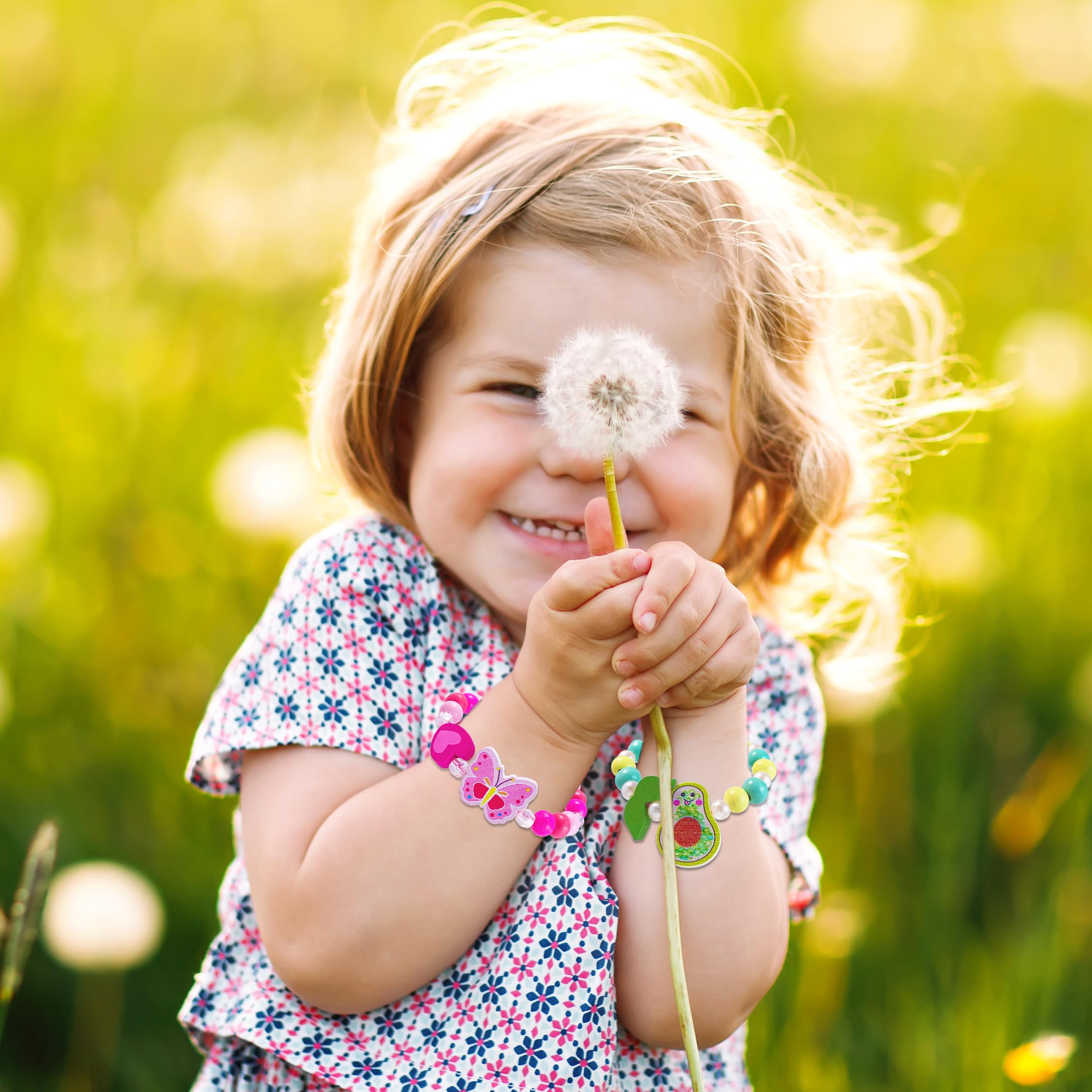 SIELEVIN kid-friendly elastic bracelets, easy on and off.