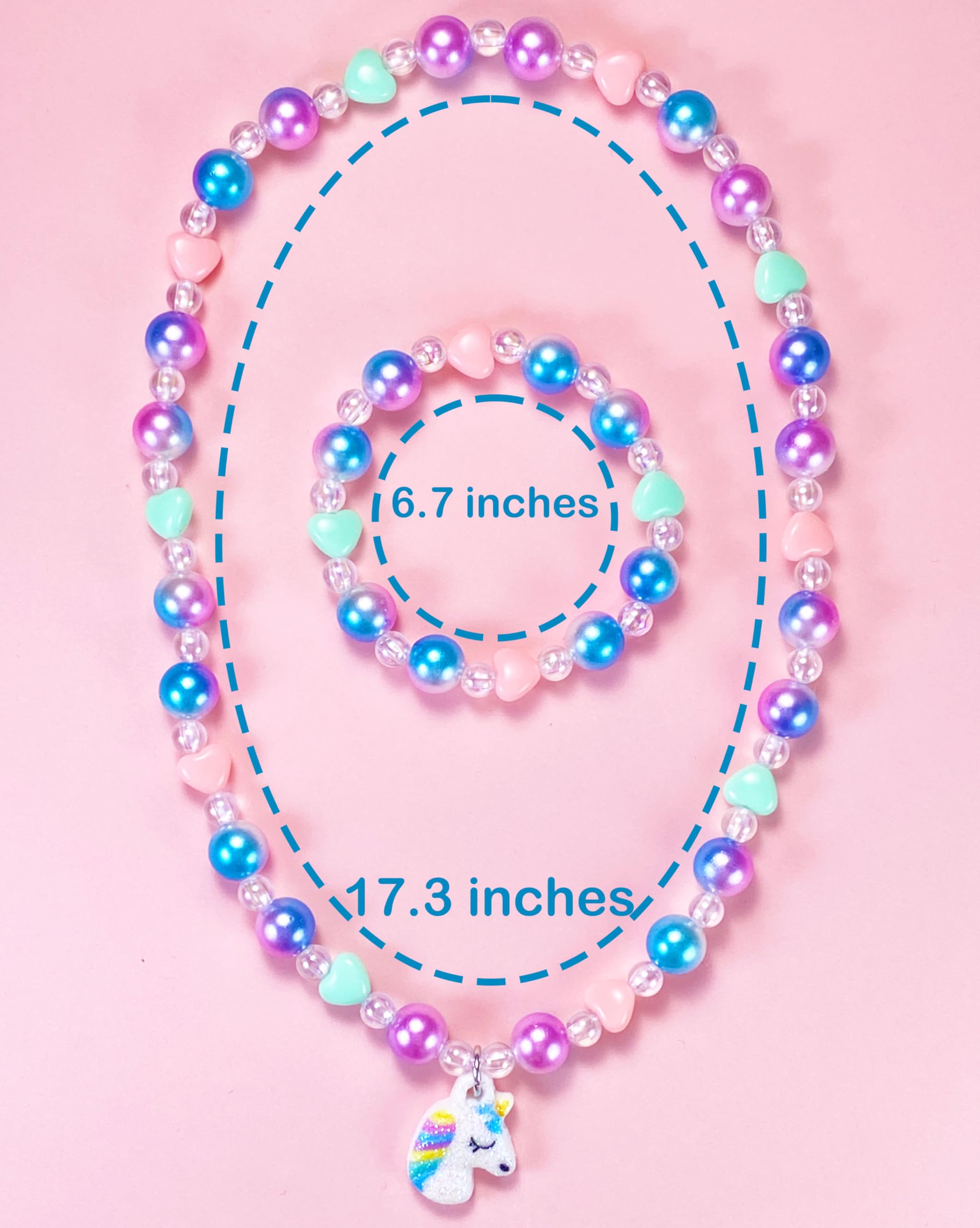 SIELEVIN matching set image, versatile unicorn rainbow themes for dress-up and gifts