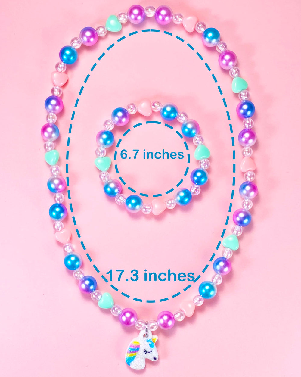 SIELEVIN matching set image, versatile unicorn rainbow themes for dress-up and gifts