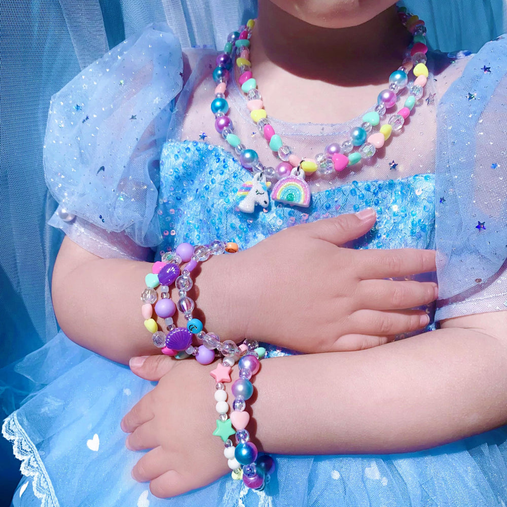SIELEVIN star pendant bracelet, charming accessory for imaginative princess play