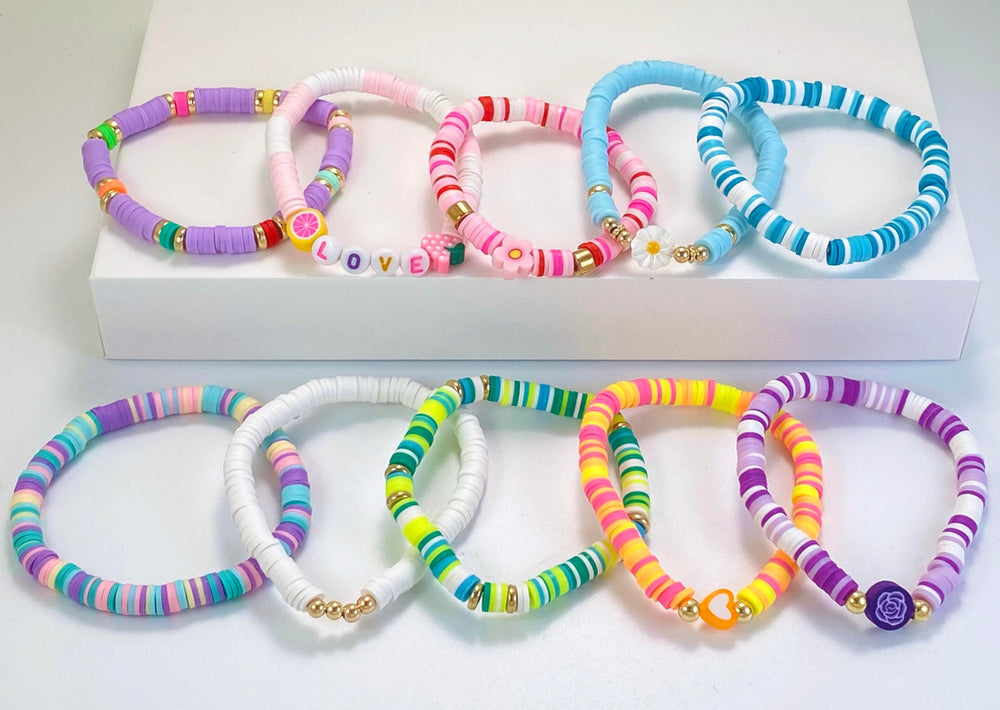 SIELEVIN one-size elastic bracelets measuring 6.7 inches for a comfortable fit.