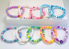 SIELEVIN one-size elastic bracelets measuring 6.7 inches for a comfortable fit.