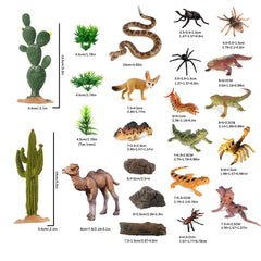 SIENON desert lizard figures brighten dioramas and shelves