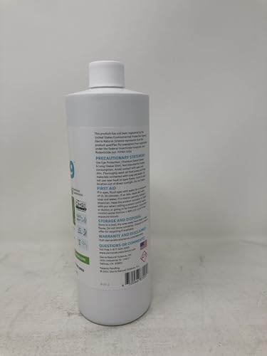 Measuring scoop beside SNS-209 bottle enables precise dilution