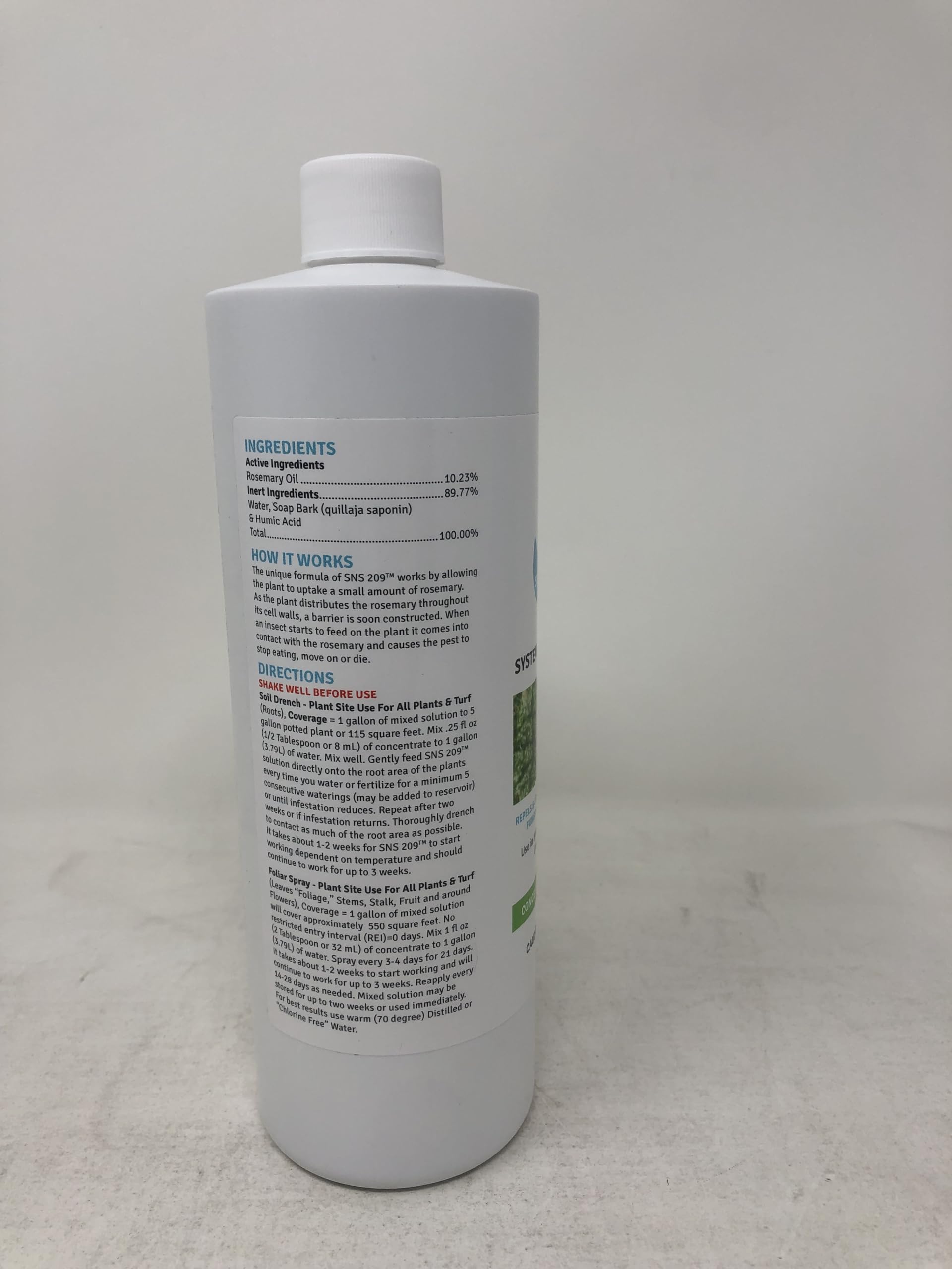SNS-209 applied to leaves protects vegetable and fruit crops