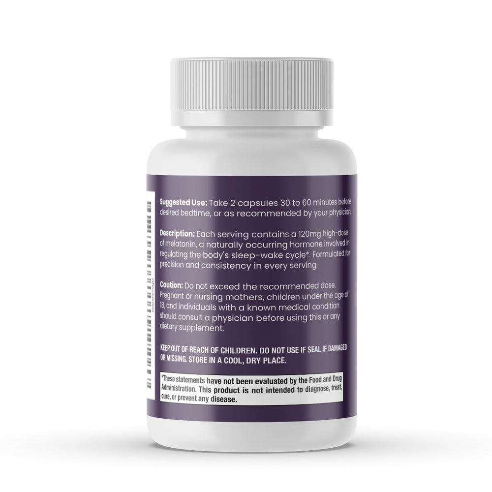 Sierra Life Sciences melatonin bottle with label visible emphasizing travel-friendly sleep support