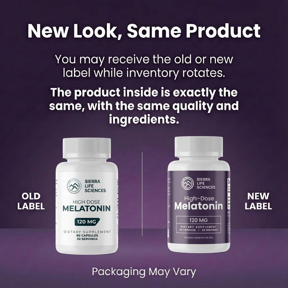 Sierra Life Sciences melatonin packaging showing Made in USA badge for trusted quality