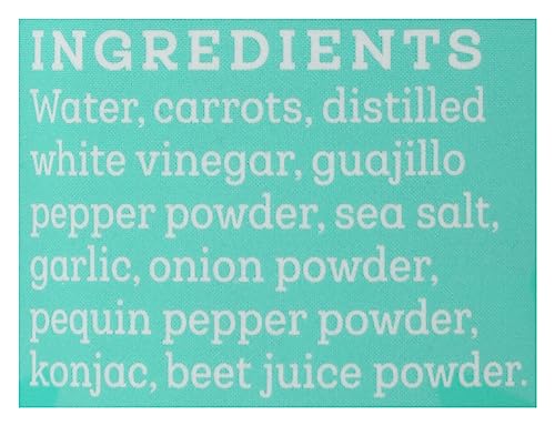 Siete Botana Traditional sauce label close-up with clean ingredients.