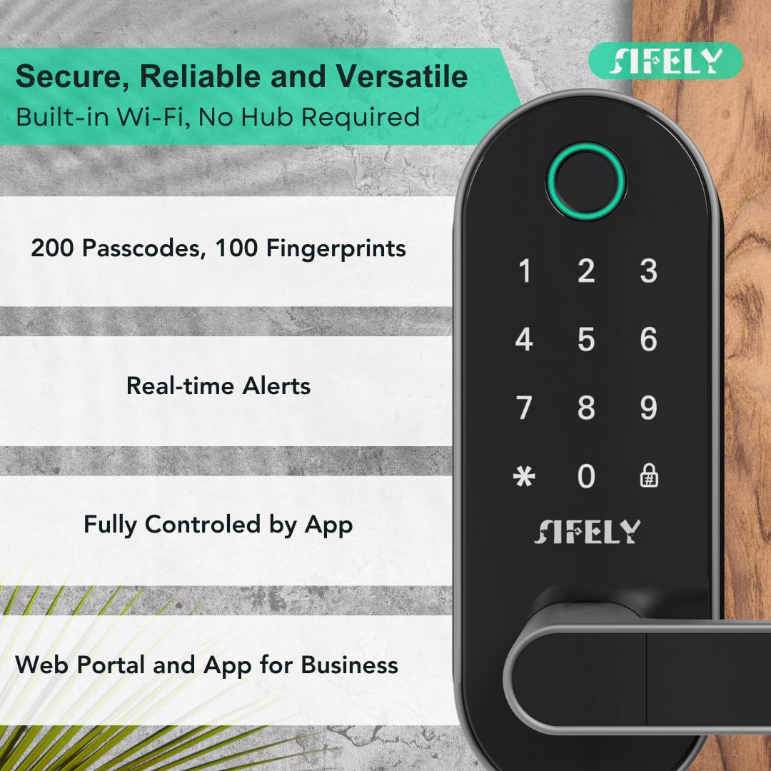 Sifely app control to unlock from anywhere and share eKeys.