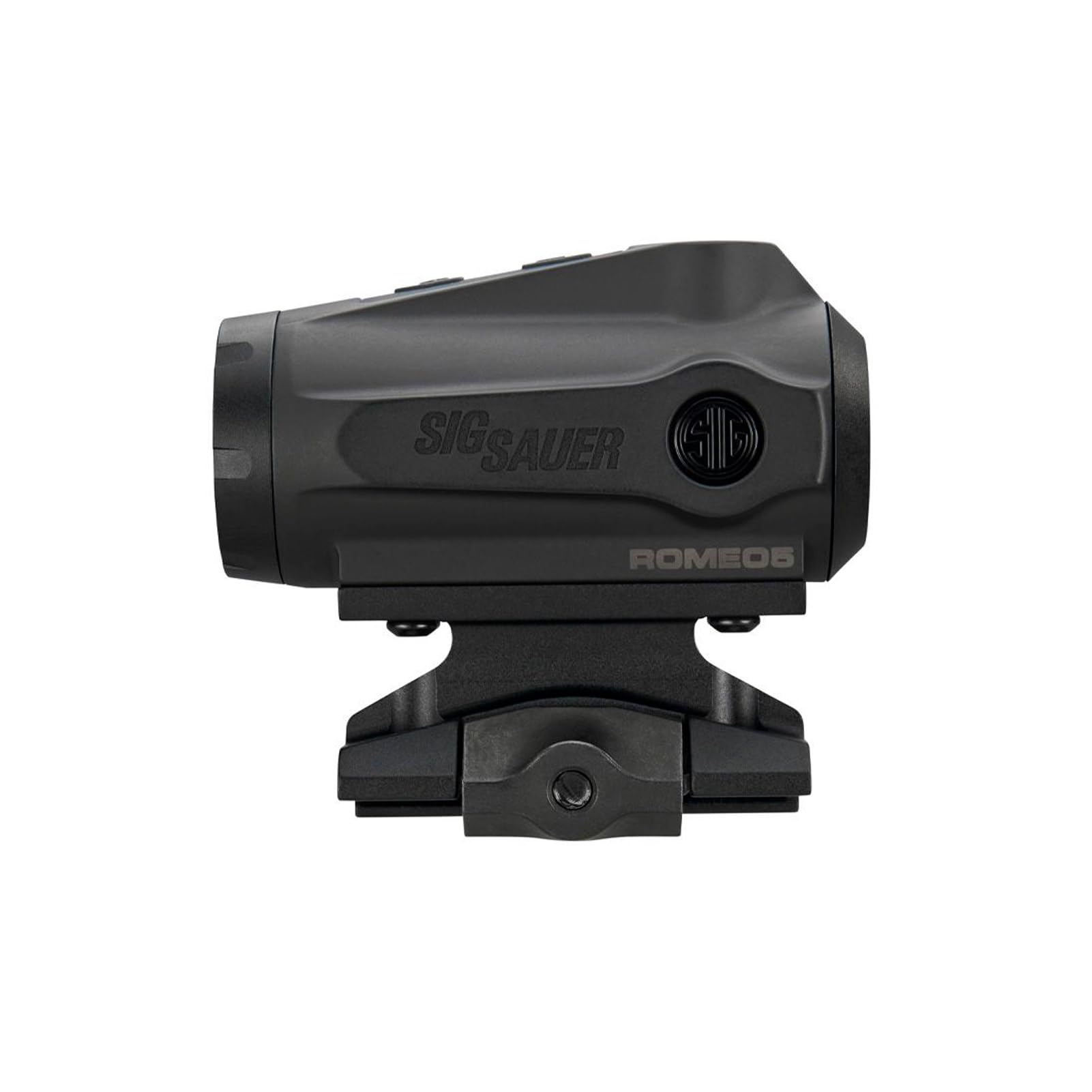 SIG SAUER ROMEO5 GEN II side-mounted controls enable ambidextrous brightness control