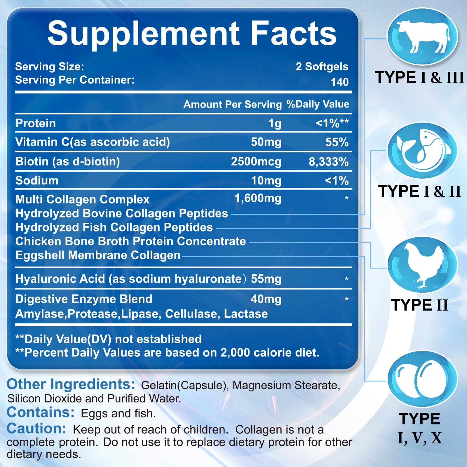 SIGNILIFE Multi Collagen Softgels pour showing easy daily intake.