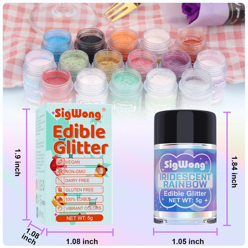 SigWong chocolate and candy decorated with shimmer for elegant treats