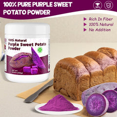 Pouring SIHASO powder into a drink for natural color.