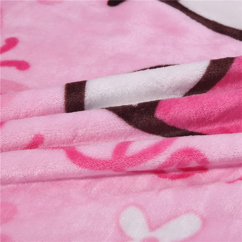 SIKYUCOR pink throw blanket ready for travel and camping adventures