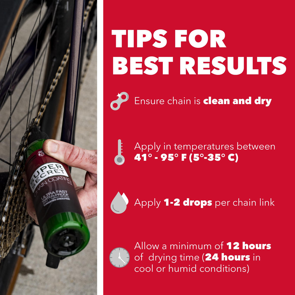 Silca Super Secret Bike Chain Lube all-weather-performance supports smooth shifts in varied conditions