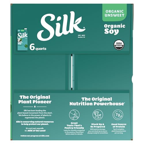 Silk soy milk provides plant protein for everyday meals