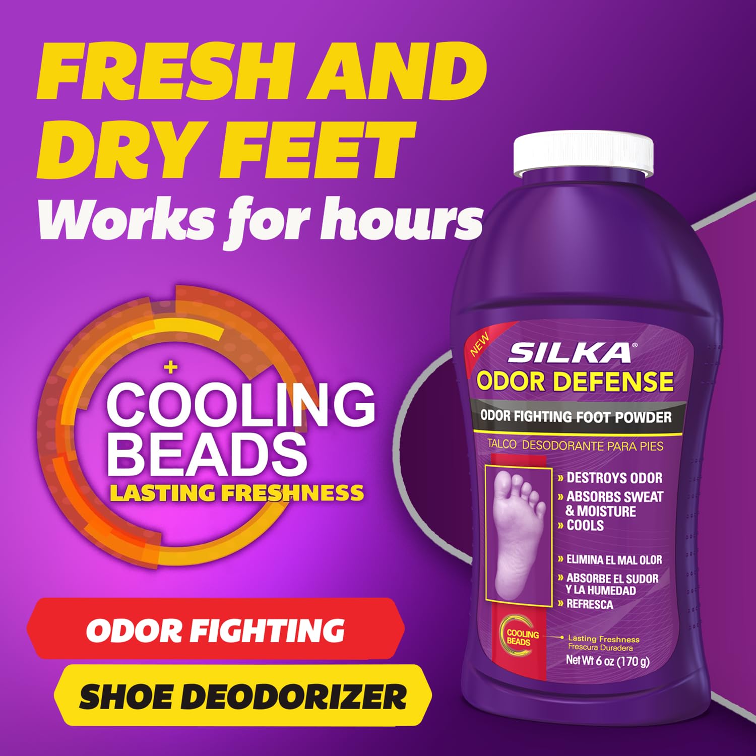 Silka Foot Care Kit usage scene showing an easy routine.