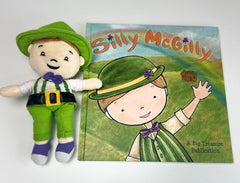 Silly McGilly book and plush set cover, spark imaginative storytime and gift-ready appeal