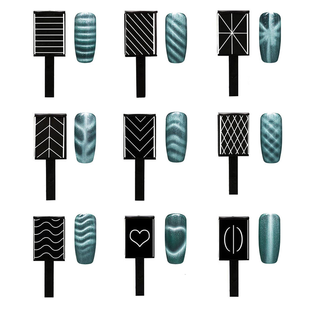 SILPECWEE cat eye magnets packaging highlights kit versatility.