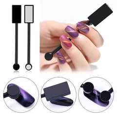 SILPECWEE cat eye magnet wand closeup highlights strong magnets for crisp patterns.