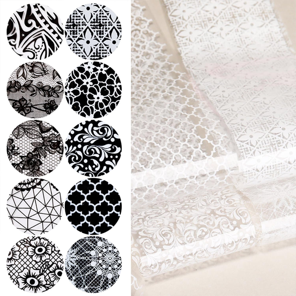 SILPECWEE nail art decals ideal for beginners and pros.