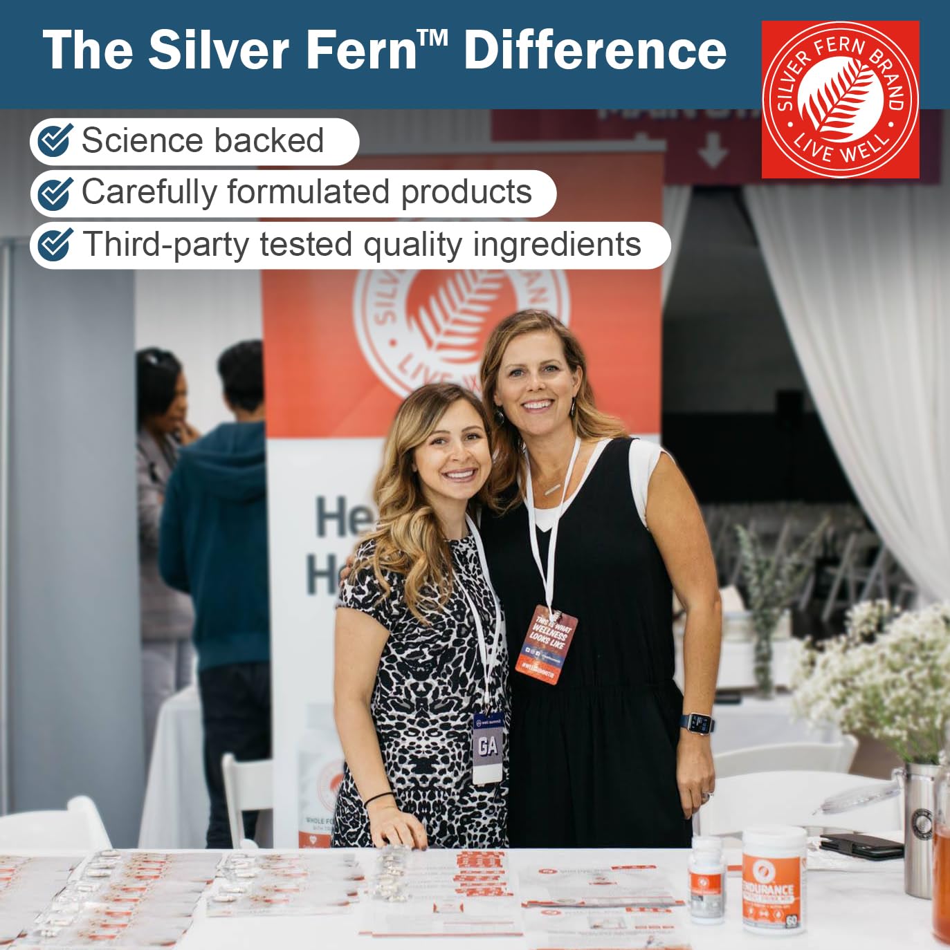 Pouring Silver Fern Stress Complex capsules from the bottle for evening use.