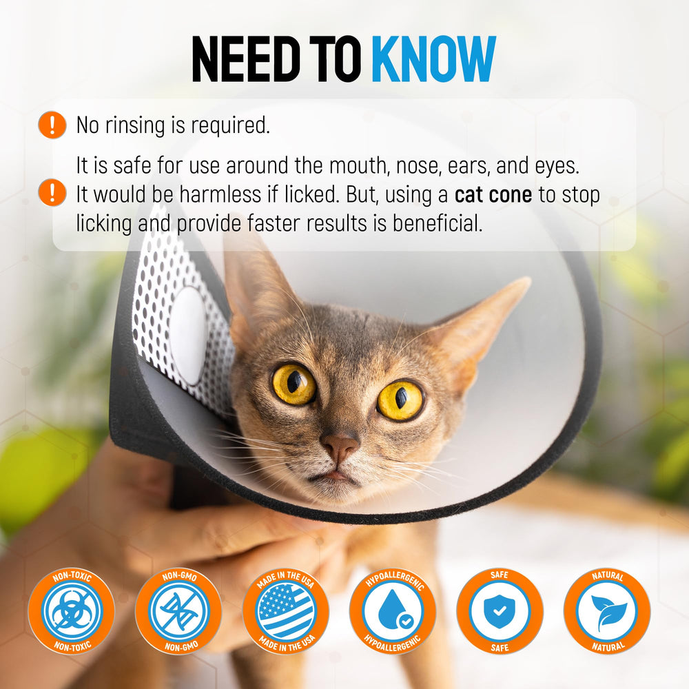 Packaging display of SILVER GRADE Cat Wound Care Spray.