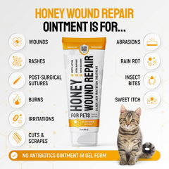 Silver Grade honey wound repair gel close-up highlights colloidal silver and Manuka honey