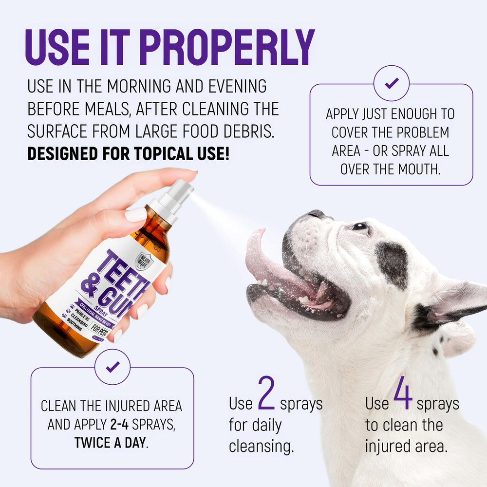 SILVER GRADE fresh breath spray keeps pets confident daily.