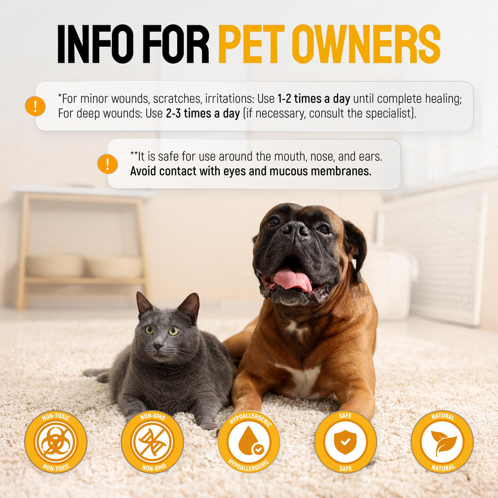 Silver Grade wound care gel for pets with balanced pH and gentle formula