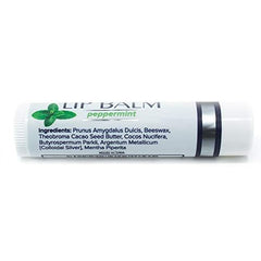 Silver Miracles lip balm compact for purse, office, and travel.
