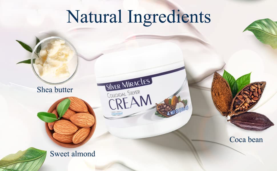Silver Miracles daily hand lotion use on hands