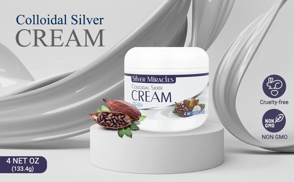 Silver Miracles 99.999% pure silver label on jar