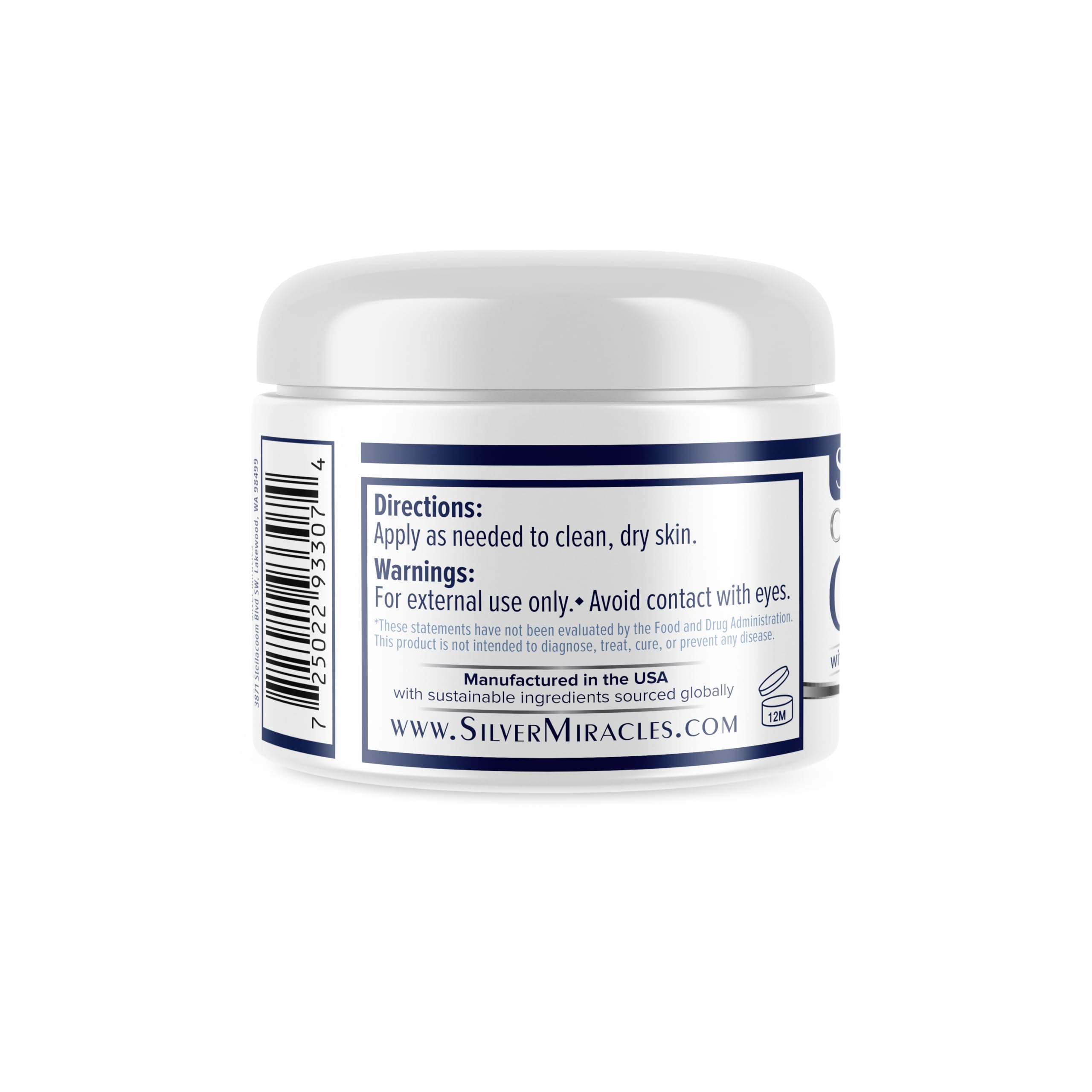 Silver Miracles scent-free, dye-free formula for sensitive skin