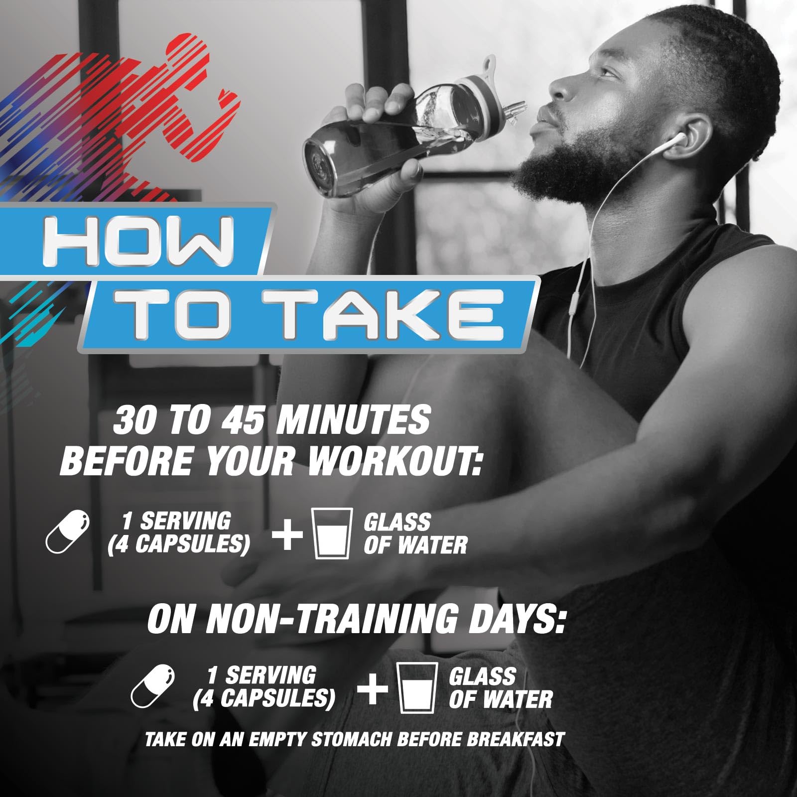 SilverOnyx pre-workout shake-ready bottle for quick mix and energy.