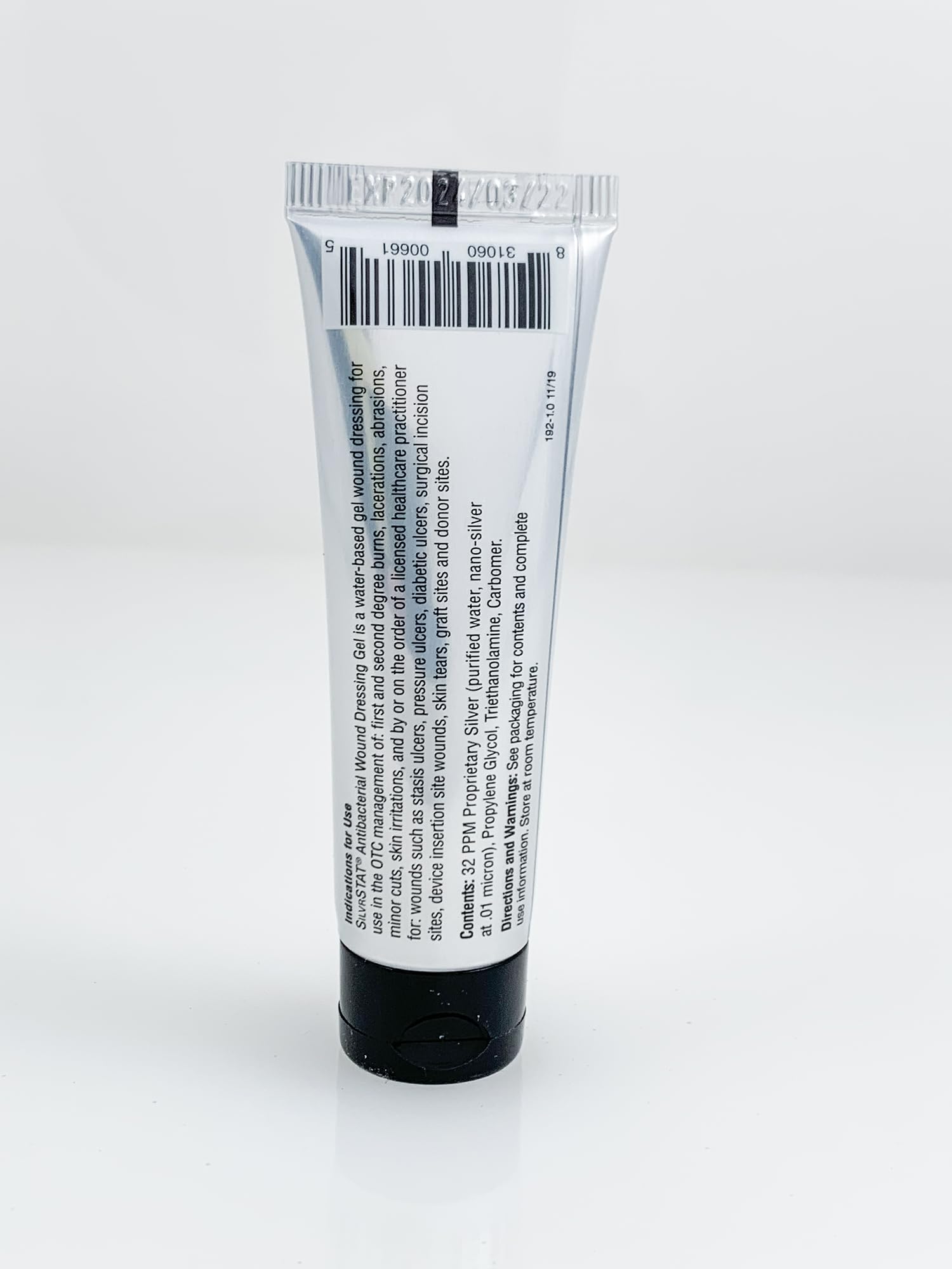 SilvrSTAT gel placed in a home first aid kit