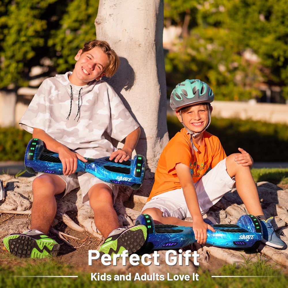 SIMATE Hoverboard non-slip footpad offers secure, comfortable stance.