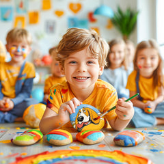 Simetufy easy-to-paint river rocks ready for DIY projects